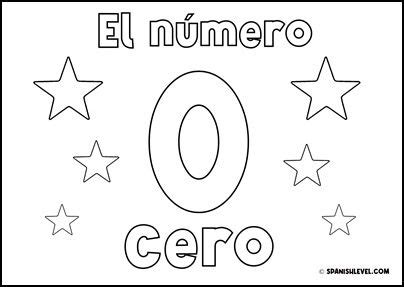 Zero in Spanish .